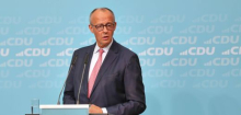 Wahlen in Berlin und Mecklenburg-Vorpommern:Friedrich Merz kündigt Statement nach den ersten Prognosen an