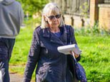 Pensioner who sprayed ant-killer in her terminally ill neighbour's eyes in parking row told him 'no one would believe him' as she is 'a 75-year-old woman'