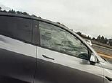 Brazen Tesla driver seen in harrowing video catching up on SLEEP while speeding down California highway