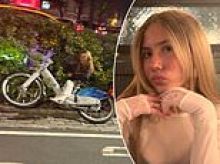 Teen girl killed in freak Citi Bike accident shared photo of her falling off bike on busy NYC street a just year before