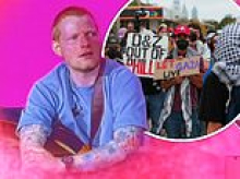 Ed Sheeran reveals he changed his Philadelphia stage layout because he was 'afraid audience might throw things at me' when he was pushed into addressing his politics