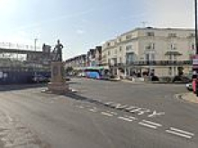 Schoolboy, 13, airlifted to hospital after being stabbed on seafront as police launch search for group of youths