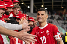 Kapetana Xhake zaradi ponaredka ne bo na tekmi proti Sloveniji