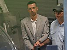 Beau Lamarre-Condon is seen in public for the first time since double murder charge - as he's accused of cancer faking and disguising himself as Uber driver in alleged double murder plot