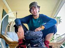 Norwegian, 24, killed by female driver, 82, while rollerblading across America... and she didn't even bother to stop to check on him as he lay dying