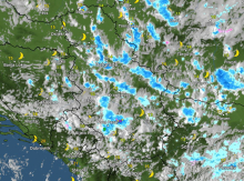 (MAPE) Sneg ne prestaje da veje u ovom delu Srbije, ali padavine se očekuju i u ovim krajevima: Objavljena nova vremenska prognoza, formirao se snežni prekrivač