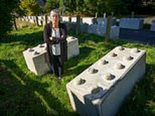 Retired teacher, 81, scores common sense victory over council 3 years after it blocked her garden gate - only for it to drop more 'concrete Lego blocks' outside her home