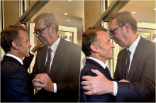 KAD IZMEĐU DVA SASTANKA NALETIŠ NA PRIJATELJA Vučić natrčao na Makrona u UN: Mnogo sastanaka, malo vremena, a neki od najboljih razgovora dogode se slučajno
