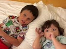 Inside the Bali house of horror where Aussie dad strangled his two kids before taking his own life - as shattered family returns to murder-suicide home haunted by tragedy