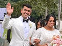 Seriously-injured bride forced to lie next to husband's dead body after horrific wedding night HELICOPTER crash, lawsuit alleges