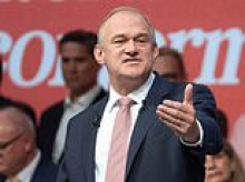 QUENTIN LETTS: Sir Ed was in no mood for giggles. He narrowed his eyes like a border collie in a pick-up