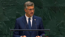 PLENKOVIĆ PONOVO UDARIO NA SRBIJU! Skandalozan govor hrvatskog premijera pred Generalnom skupštinom UN (VIDEO)
