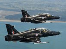 RAF Hawk jet crashes after takeoff in Wales as pilots 'ejected safely using parachutes'