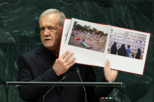 Pezeškijan v Združenih narodih: Nikoli se ne bomo predali, a verjamemo v diplomacijo