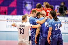 Od leta 2015 v polfinalu EP-jev največkrat odbojkarji Slovenije