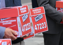 Sindikati so zbrali dovolj podpisov proti intervencijskemu zakonu