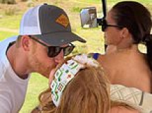 Meghan is enjoying a 'beautiful' reception on her UK return, her best friend claims, as 'loving' British public keep telling Duchess that she'd been 'missed'