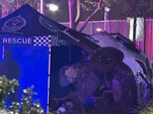 Policewoman killed after fully marked patrol car smashes into a tree and is torn in half in Sydney