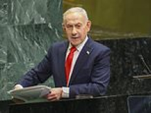Defiant Netanyahu brands Gaza genocide claims the 'biggest lie of the century' and attacks 'moral cowards' as scores of delegates walk out during fiery UN speech