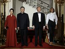 Trump says Xi will be 'first person to step foot' in new ballroom as president heaps praise on China's leader at lavish black-tie state dinner featuring DC elite and business titans