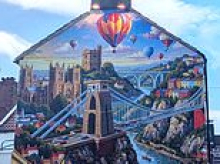 Huge new AI mural on pub in Banksy's home city is torn down after backlash over multiple mistakes