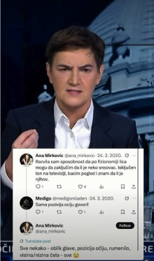 SVI SE GROZE NACISTIČKIH RASNIH TEORIJA, OSIM STUDENTSKE LISTE! Ana Brnabić: U Srbiji ne sme biti fašističkih teorija i razvrstavanja ljudi po izgledu! (VIDEO)