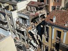 Tourists among at least five missing as huge explosion destroys building in historic Athens district