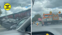 VIDEO Auto se prevnuo na krov u sudaru. Jedan je ozlijeđen