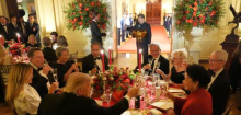 Donald Trump, Xi Jinping, Techbosse: Wer beim Dinner neben den Präsidenten saß