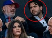 Mystery man lurking around Kimberly Guilfoyle's billion-dollar energy deals revealed as Donald Trump Jr's ex-fiancee jumps around Europe