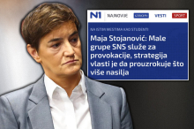 ZAR JE SAD VLAST KRIVA ŠTO JE BLOKADER SEKIROM NAPAO AKTIVISTE SNS?! Brnabićeva osudila Studentsku listu: 