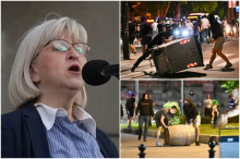 BLOKADERI JEDNO GOVORE, A DRUGO RADE! Rektorka i političarka Mirjana Nikolić priča o stabilnosti, a podržavala rušilačke demonstracije! (VIDEO)