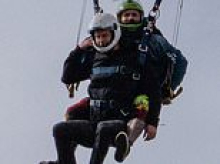 Prince Harry does skydive to honour promise to 102-year-old WW2 veteran then rings worried Meghan to tell her he landed safely