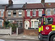 Man in his 80s dies after house fire in north London - as police probe cause of blaze that destroyed first floor