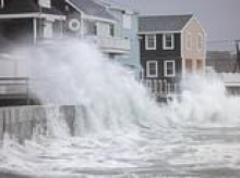 Deadly nor'easter turns streets to rivers as 65mph winds and torrential rainfall wreaks havoc while flights are urgently stopped... and there's even more destruction to come