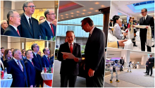 ŽIVELO ČELIČNO PRIJATELJSTVO SRBIJE I KINE! Vučić prisustvovao prijemu povodom Nacionalnog dana NR Kine:  Pružili su ruku kada je bilo najteže! (FOTO)