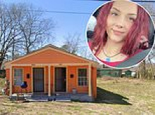 Chaos erupts at salmon-colored Memphis home as woman allegedly lures victim to backyard before he's stripped, shot and beaten by four suspects including 'one-legged Jay'