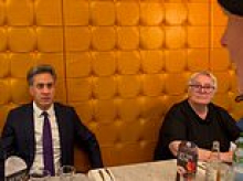 Ed Miliband confronted by Palestine Action activists in Pizza Express as more than 100 activists are arrested at conference demo