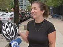 Philadelphia woman hailed a hero after using a bike helmet to stop man sexually assaulting elderly woman in broad daylight