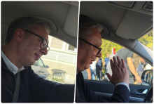 SAM SEDA ZA VOLAN, NAROD U NEVERICI! Nema šofera?! Vučić otkrio kako reaguju ljudi kad ga vide da ulazi u škodu i pali motor (VIDEO) 