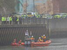Huge coastguard and police response after reports of car 'going through barrier and into the River Wear'