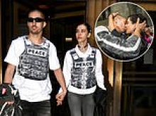 Gorgeous couple arrested for scaling the Empire State Building wear VERY eye-catching outfits at latest court appearance