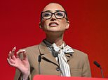 Love Island's Georgia Harrison calls for immediate removal of 'revenge porn' images online as she appears on stage at Labour conference