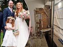 Victim of one of Britain's worst cowboy builders reveals her house was left on the brink of collapse after £64,000 of work that wasn't needed - as stressful rows with her partner almost cancelled their wedding