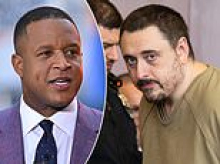 Today show intruder accused of racially abusing Craig Melvin looks terrifyingly wide-eyed as he appears before court