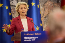 Von der Leyen v Podgorici: Verjamemo v Črno goro kot 28. članico EU-ja do leta 2028