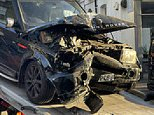 'Stolen' Range Rover ploughs into solicitors on upmarket London street - after 'being swiped using keyless hacking'