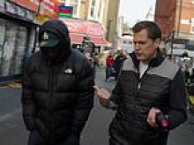 Moment Reform's Robert Jenrick confronts shoplifter on the street and asks 'why do you think you can take things and everyone else is paying for them'?