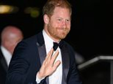 Prince Harry makes surprise London appearance at black-tie gala for Ukraine while William backs Deborah James ball six miles away