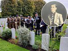 Honoured at last, the heroic teenage shop boy who fell fighting the Nazis